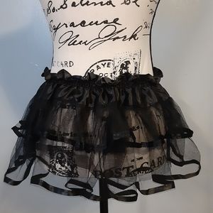 Clubwear Petticoat Tu-Tu Black Hot Topic